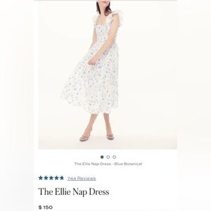Ellie Nap Dress - Hill house - Botanical -xxs